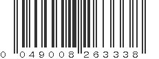 UPC 049008263338