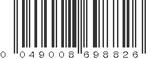 UPC 049008698826