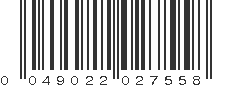 UPC 049022027558