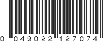 UPC 049022127074