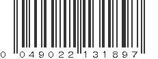 UPC 049022131897