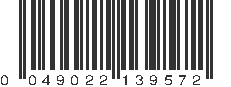 UPC 049022139572