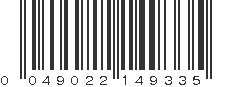 UPC 049022149335