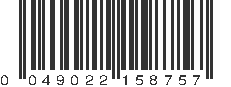 UPC 049022158757