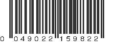 UPC 049022159822