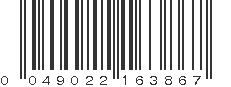 UPC 049022163867