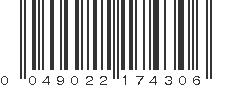 UPC 049022174306