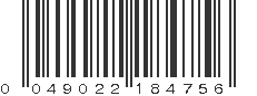 UPC 049022184756