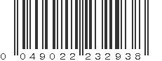 UPC 049022232938