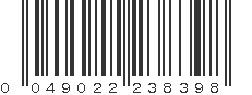 UPC 049022238398