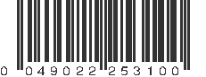 UPC 049022253100