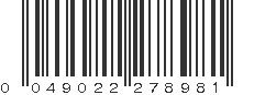 UPC 049022278981