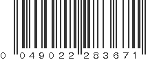 UPC 049022283671