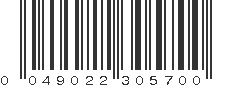 UPC 049022305700