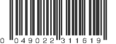 UPC 049022311619