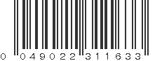 UPC 049022311633