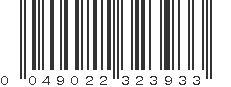 UPC 049022323933