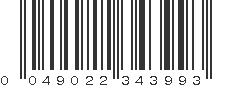 UPC 049022343993