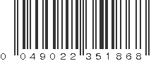 UPC 049022351868