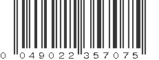 UPC 049022357075