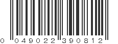 UPC 049022390812