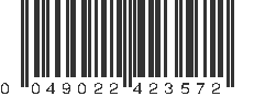 UPC 049022423572