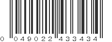 UPC 049022433434