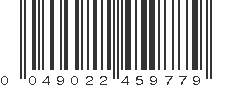 UPC 049022459779