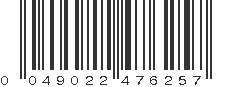 UPC 049022476257