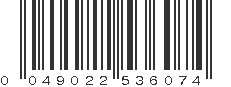 UPC 049022536074