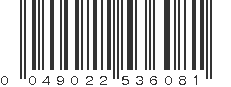 UPC 049022536081