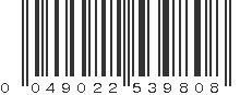 UPC 049022539808