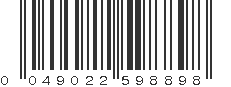 UPC 049022598898