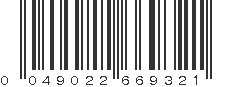 UPC 049022669321