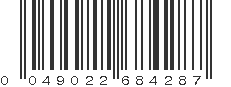 UPC 049022684287