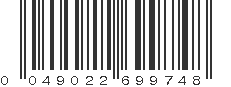 UPC 049022699748