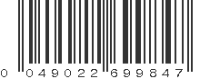 UPC 049022699847