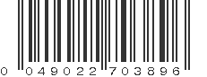 UPC 049022703896