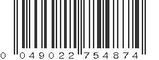 UPC 049022754874