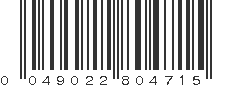 UPC 049022804715