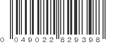 UPC 049022829398