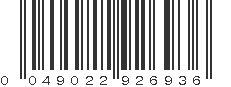 UPC 049022926936