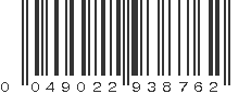 UPC 049022938762