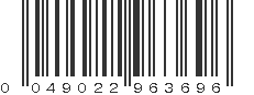 UPC 049022963696