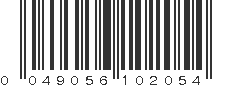 UPC 049056102054