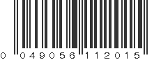 UPC 049056112015