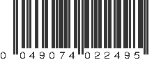 UPC 049074022495