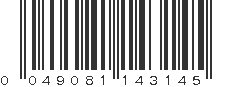 UPC 049081143145