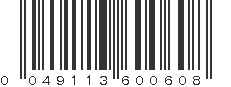 UPC 049113600608