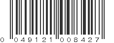 UPC 049121008427